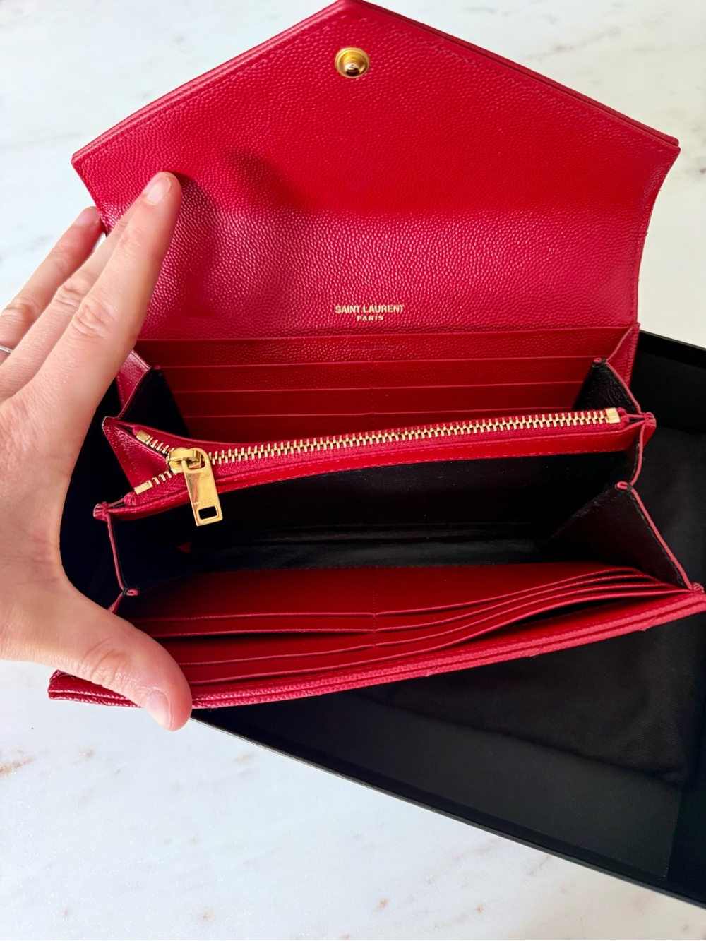 YSL Portefeuille Femme Wallet - Picture 4 of 9